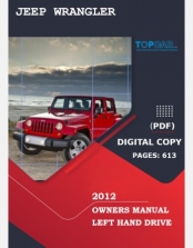 JEEP WRANGLER 2012 OWNERS MANUAL